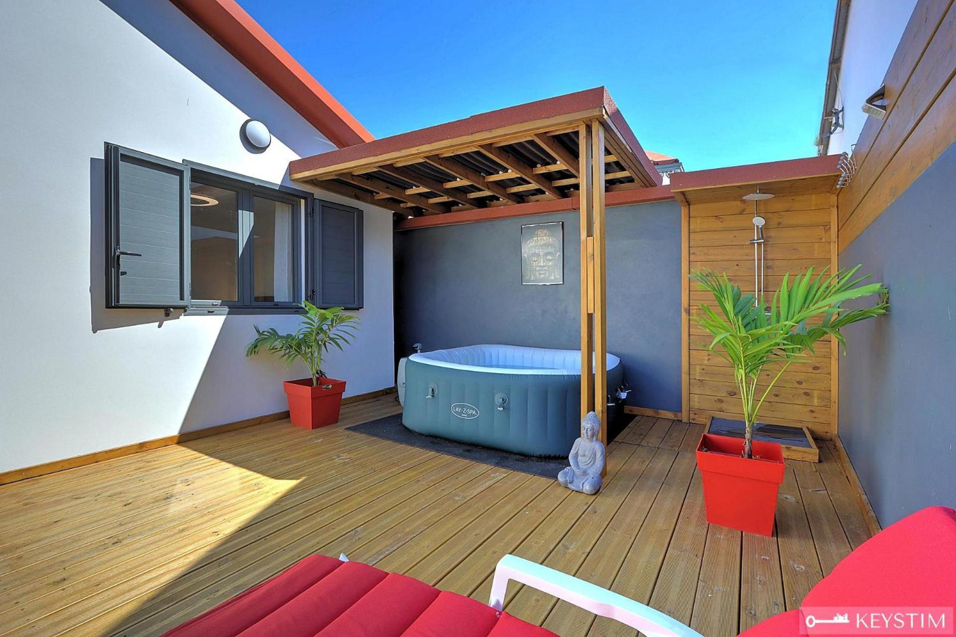 La Maison Du Bonheur - Villa Moderne Avec Spa Saint-Joseph Extérieur photo